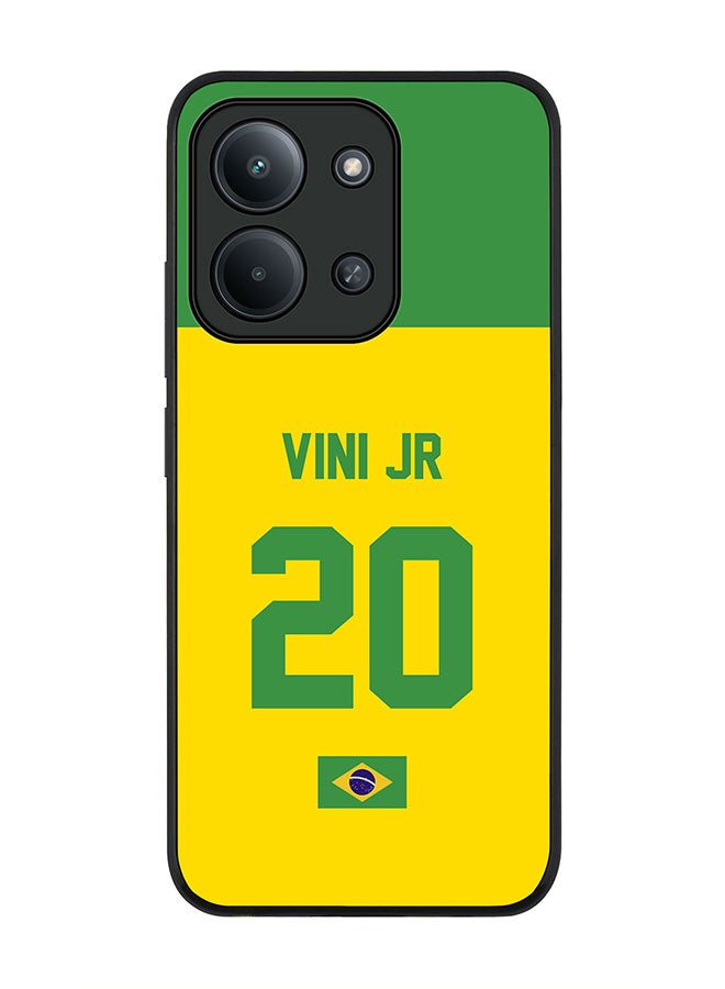 For Xiaomi Redmi 15C 4G Case,Slim fit Camera Protection, Shockproof Thin Phone cover  - Football - Brazil,  Vini Jr